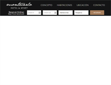 Tablet Screenshot of montecarlohotel.com.ar